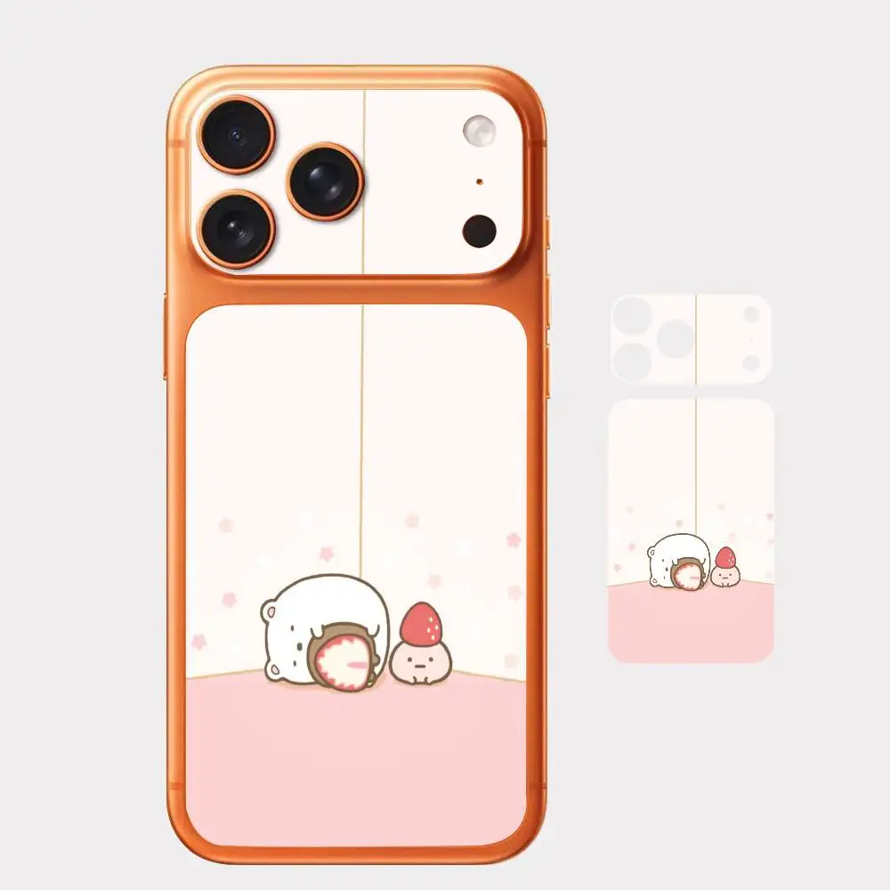Фото Милая защитная пленка с изображением персонажей S-Sumikko Gurashi для iPhone 17 Pro и 17 ProMax, устойчивая к царапинам. №5