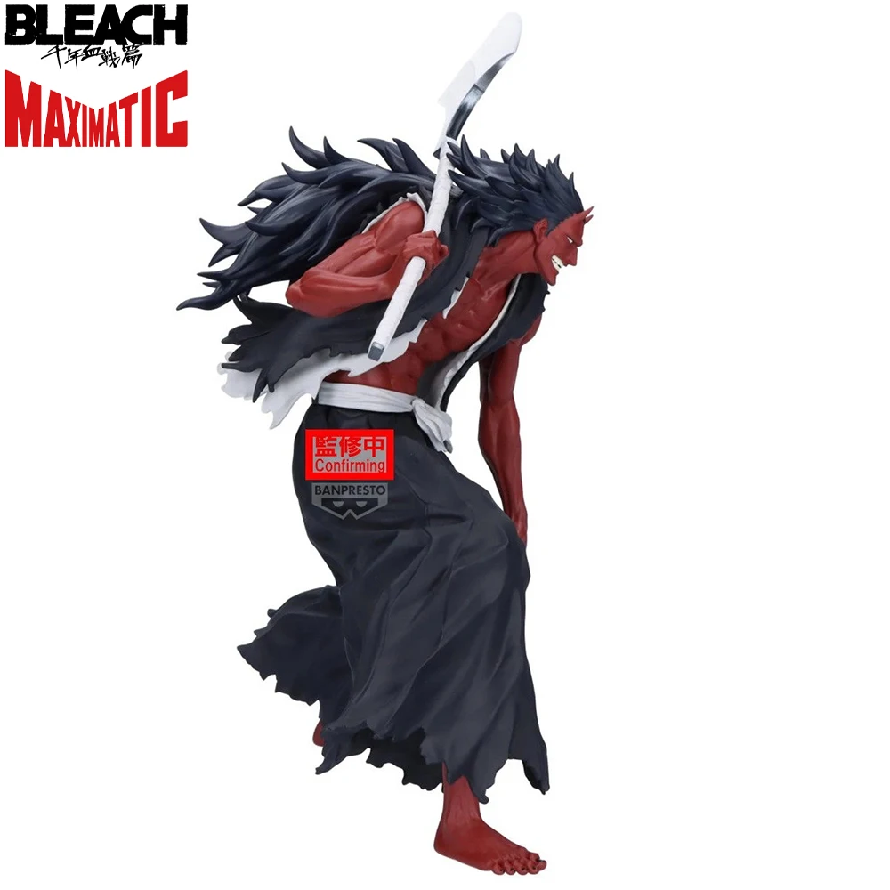 Фото Официальная фигурка BANPRESTO MAXIMATIC BLEACH Кенпачи Зараки в форме Банкай Демона, 24 см, коллекционная модель, подарок. №5