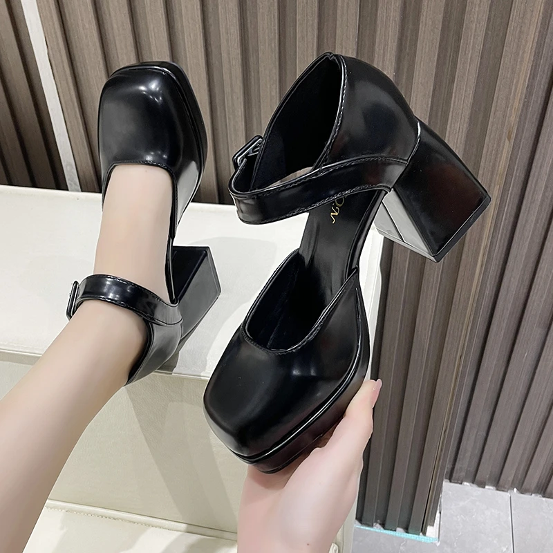 

Женские босоножки на платформе, черные босоножки на высоком каблуке и платформе, обувь для вечеринки или свадьбы, лето 2023