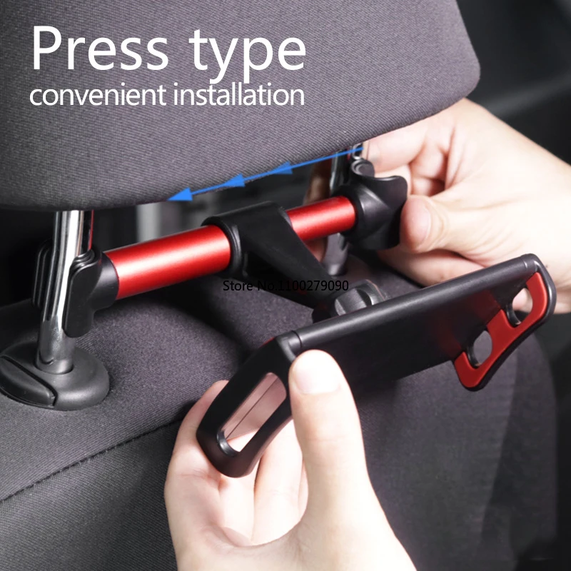 

Universal Retractable Long Arm Clip Cell Phone Holder Gravity Car Phone Bracket Backrest Support Seat Rear Tablet Stand Stuff