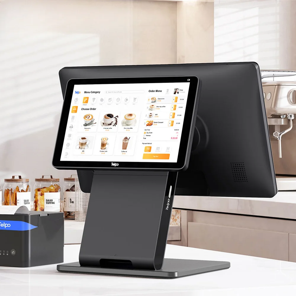 Компактный сенсорный экран машины для выставления телепо POS-система Android Machines