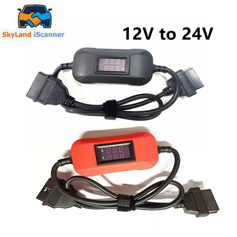 

Высококачественный Кабель-адаптер для дизельного двигателя для тяжелых грузовиков 12 В-24 В для X431, конвертер для грузовиков-пусковиков