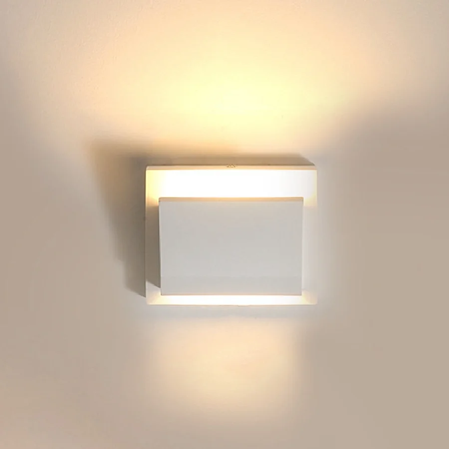 

LukLoy LED Wall Lamp Modern Indoor Wall Sconce For Living Room LED Bedroom Wall Light Bedside Aisle Corridor Lighting Fixtures