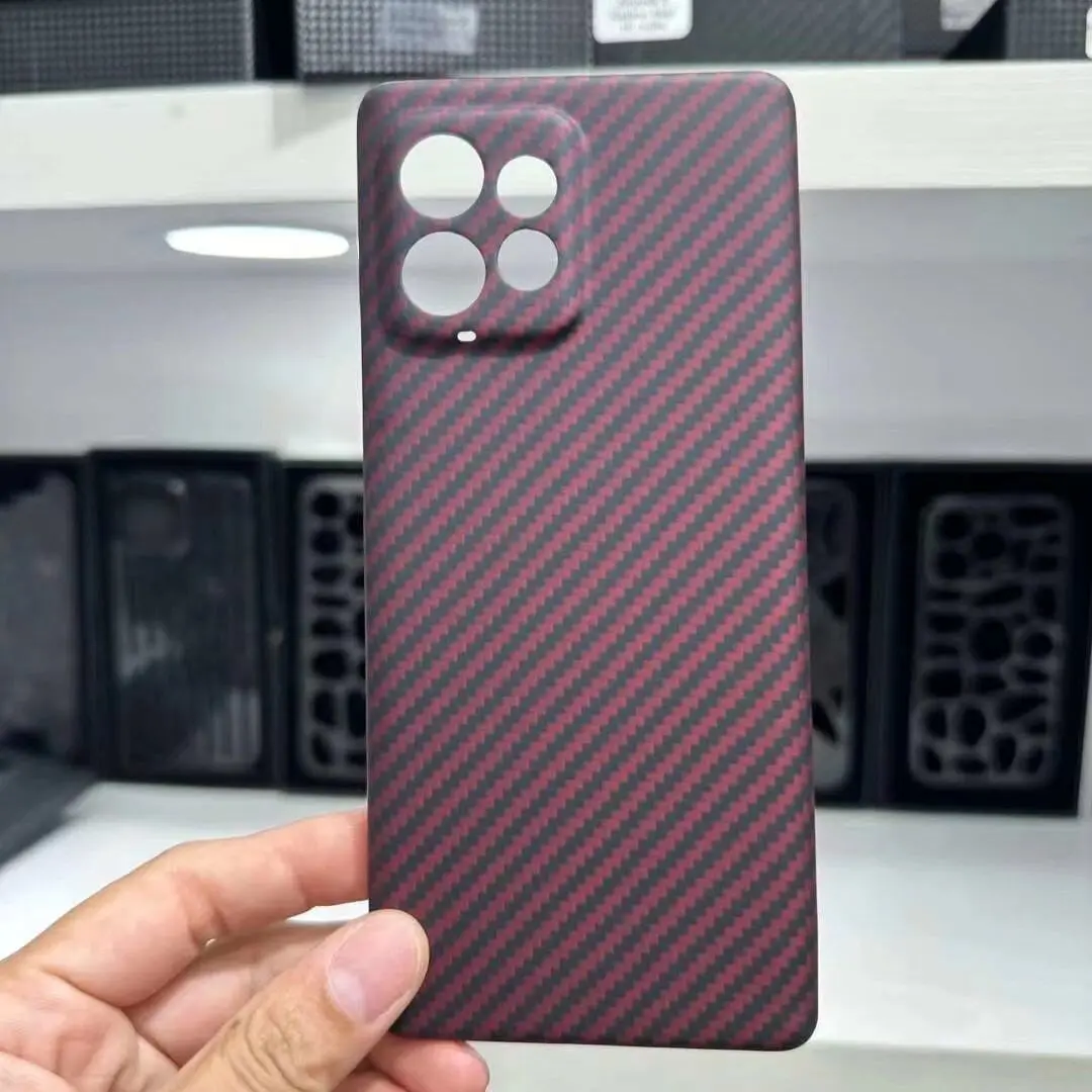 Real Carbon Fiber Case For Motorola x40 Aramid Fiber Case Business Shockproof Cover For Moto x40 Cover Phone Accessories