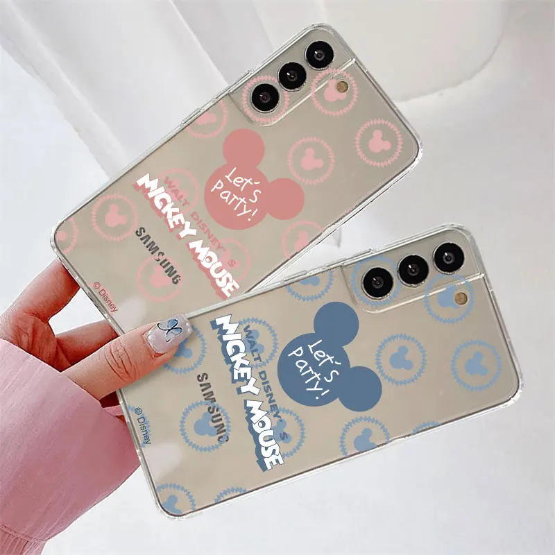 Фото Мультяшный прозрачный чехол Mkckey для Samsung Galaxy S23 S22 S20 FE S21 S10 S9 Plus Note 20 Ultra 10 Lite, мягкий чехол для телефона из ТПУ №2