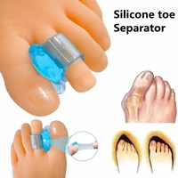 2pcs correction silicone household hiking outdoor soft blue comfortable toe separator