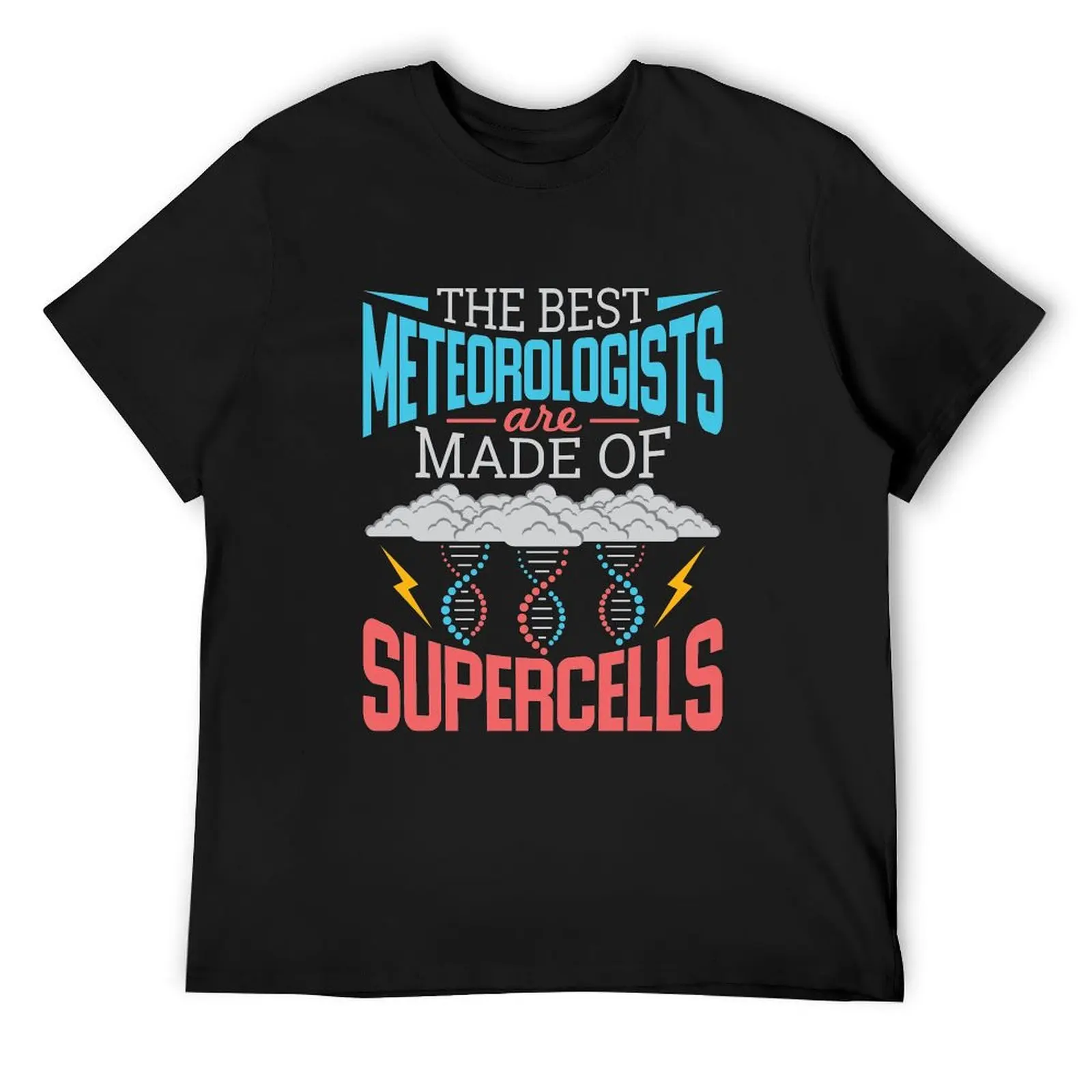 Футболка The Best Meteorologists Are Made Of Supercells корейские модные рубашки с рисунком мужская