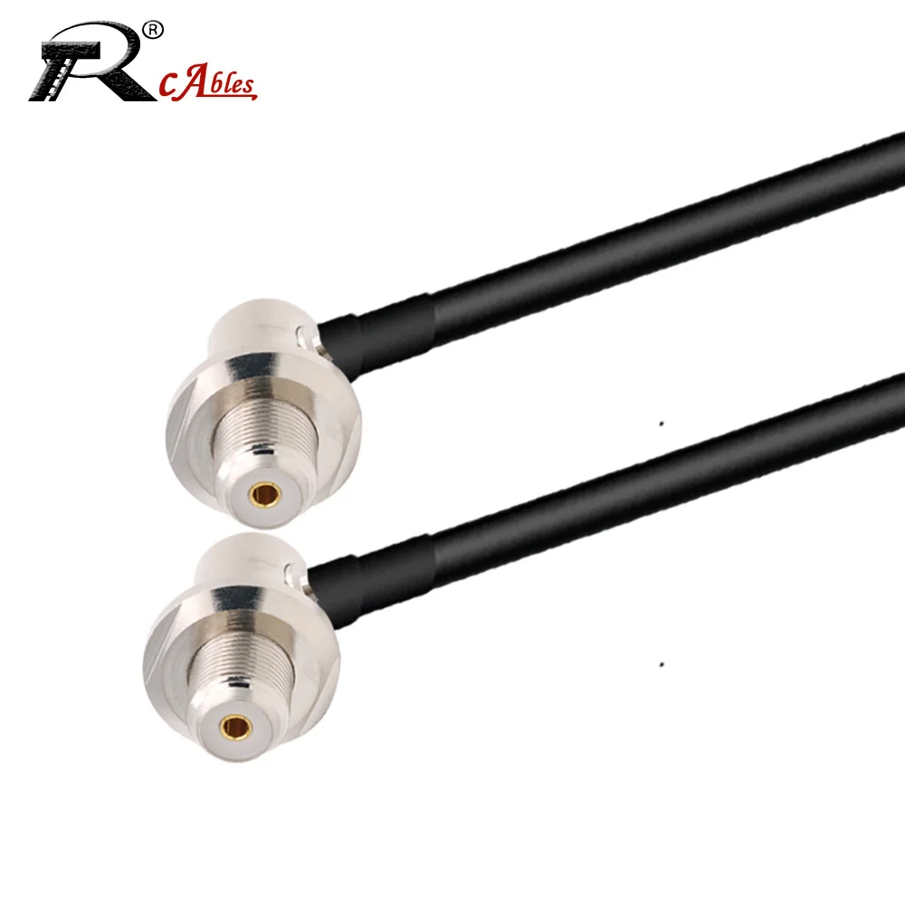 

УКВ SOUHF Женский к УВЧ SO239 женский RG58 антенный Удлинительный кабель PL259 разъем для CB-радио любительский радиопередатчик FM