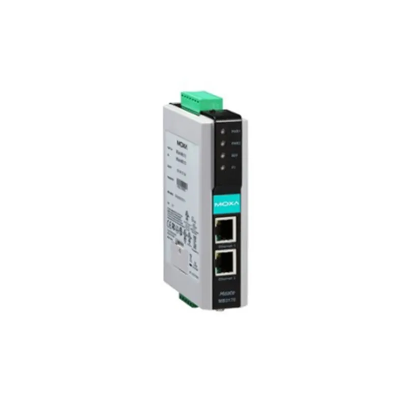 

MOXA MGate MB3170I 1-port advanced Modbus gateway with 2 kV isolation