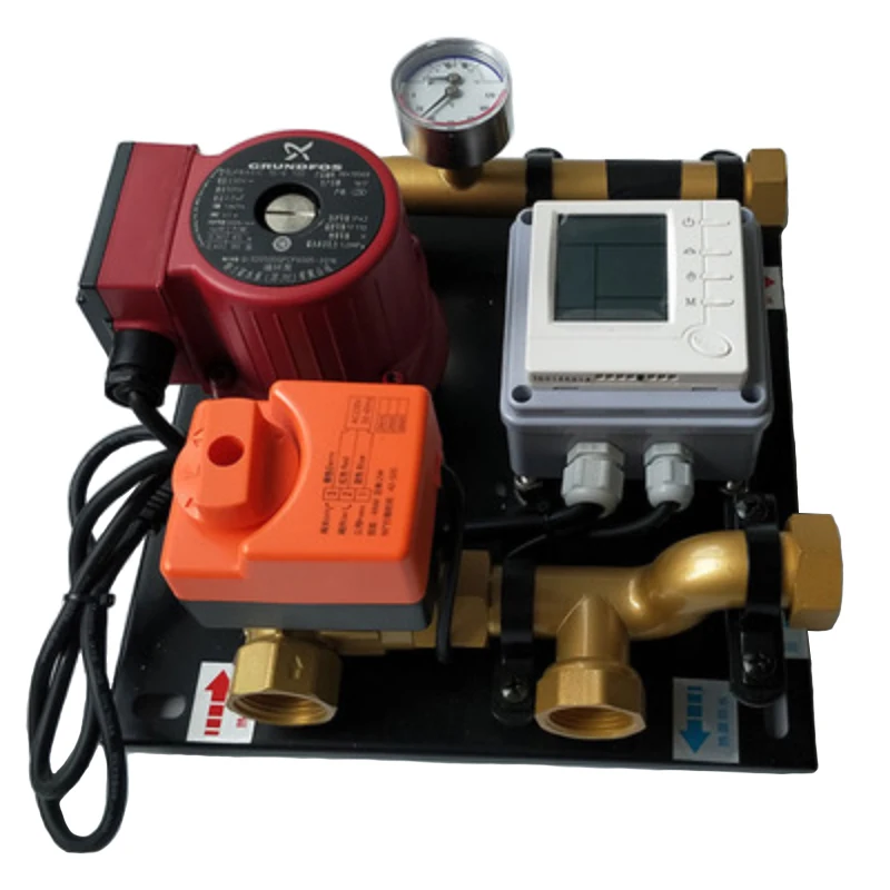 

Thermostatic pump mixer blender for Water Underfloor Heating Manifold mixing valve water mixing center water mixing system