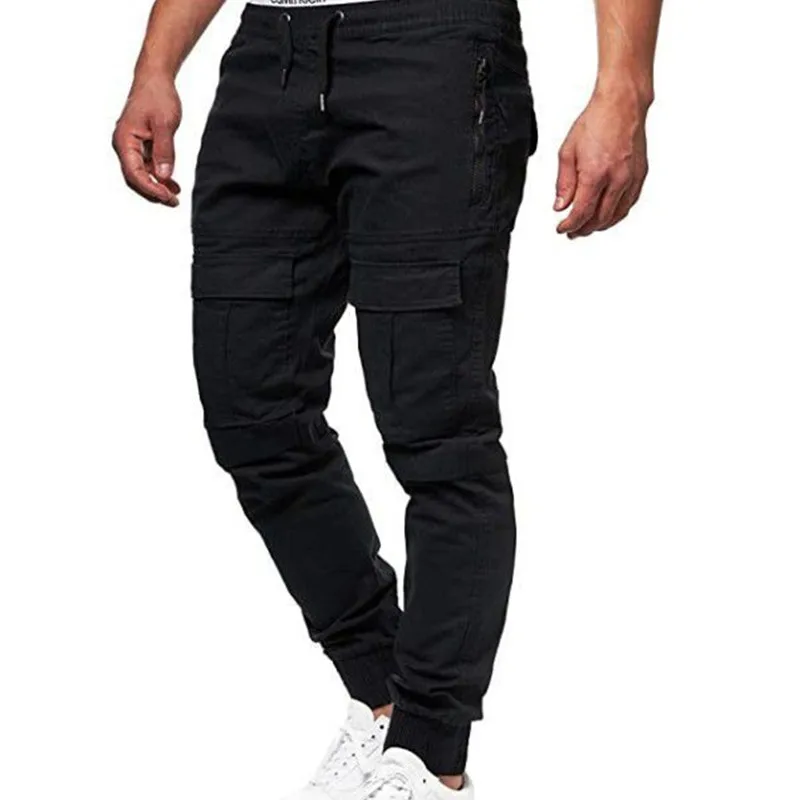 Spring Patchwork Casual  Pants For Men  Fashion Trousers Streetwear Baggy Sweatpants Gym Jogger Hombre Pantalone Cotton