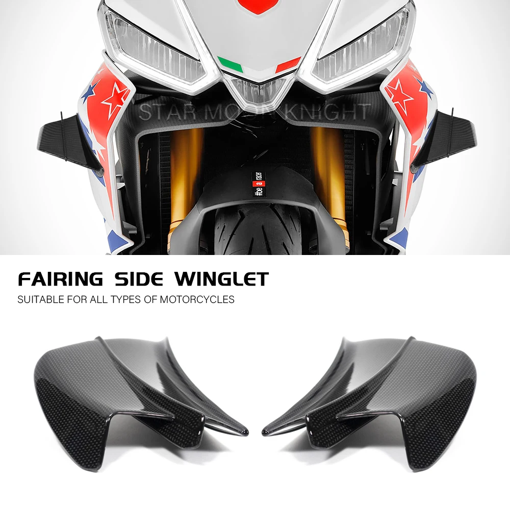 Motorrad Winglet Aerodynamische Flügel Kit Spoiler Für Aprilia RSV4 X Tuono V4 660 Fabrik RS660 RS50 RS125 RS250