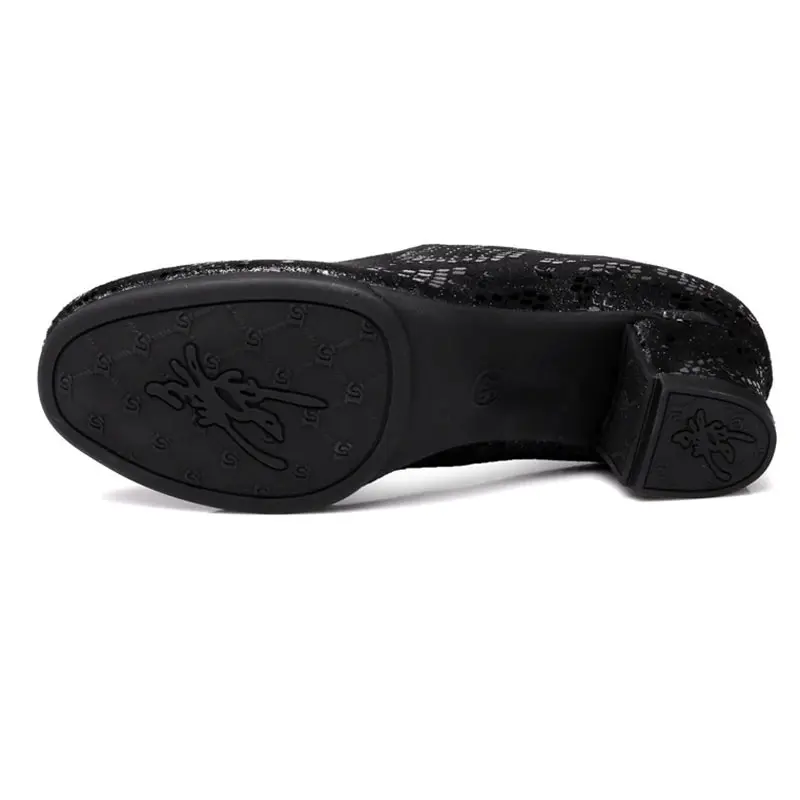 Woman's Latin Dance ShoesTango Salsa Women Ballroom Shoes Modern Waltz Middle Heeled 3cm 5cm Ladies Non-Slip Dancing Sneakers