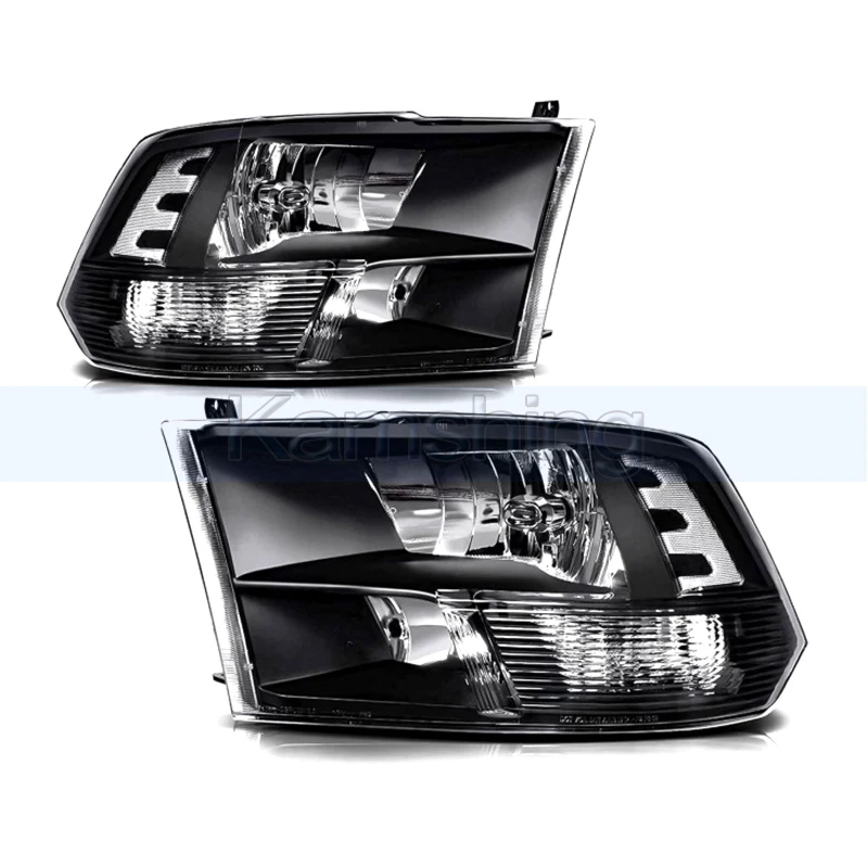 

1 пара, американская версия, передний бампер, фара для Dodge Ram 1500 2500 3500 2009-2018, головной фонарь, фара
