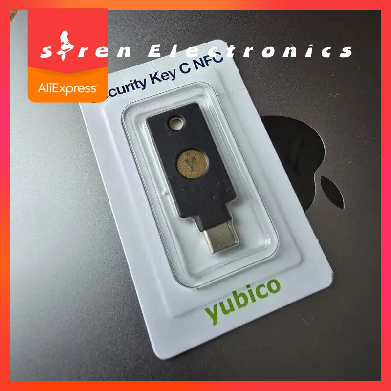 

Security Key серии C NFC от Yubico, подключенный через USB-C Yubikey