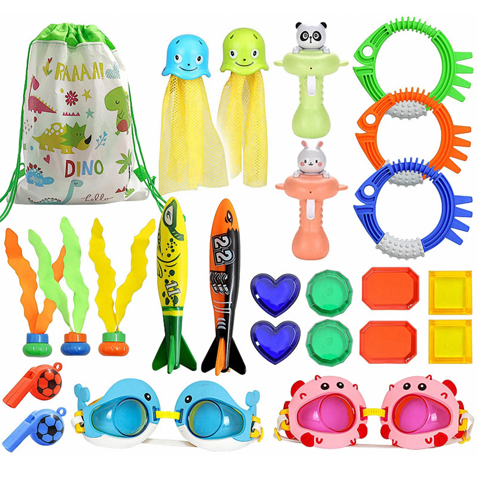 

Children's Swimming Toy Diving Water Torpedo Octopus Dolphin Throwing Toys Summer Game Swimming Pool Toys Gifts