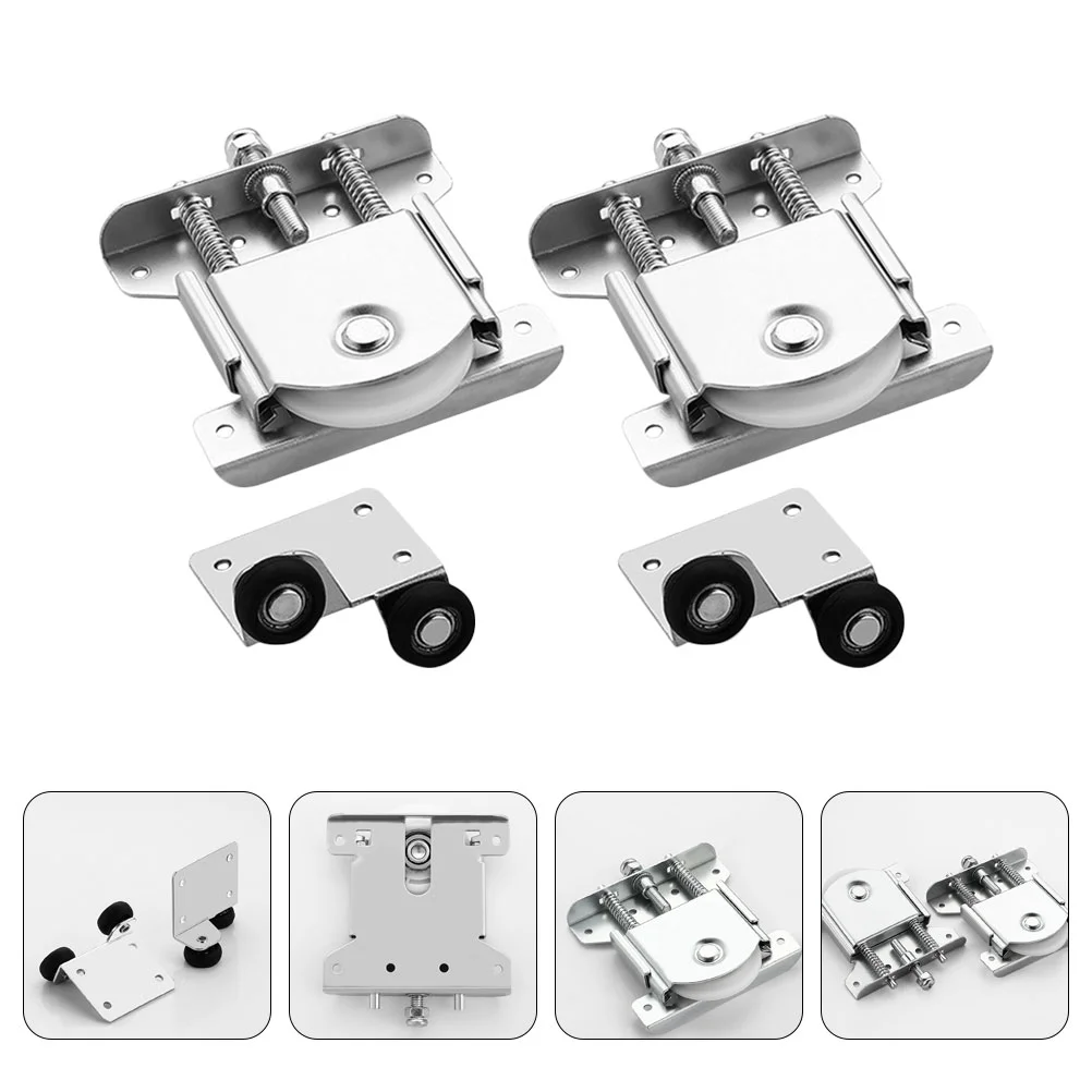 

Sliding Glass Door Rollers Wheels Barn Surface Mounted Patio Window Pulley Steel Metal Folding