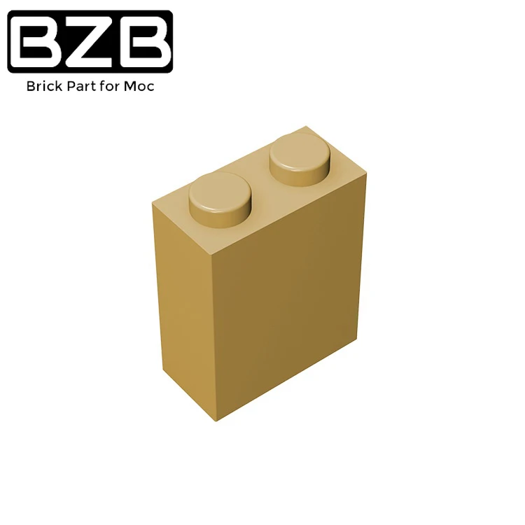 BZB 10 шт. MOC детали 3245 кирпич 1x2x2 с внутренним держателем в сборе строительные блоки