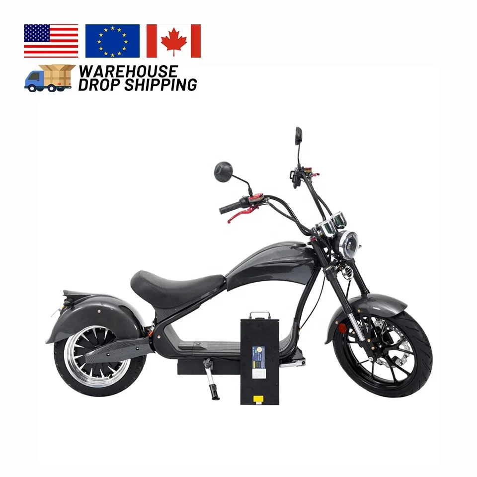 Электронный скутер Chopper EEC COC Fat Tire 4000 Вт 75 км/ч