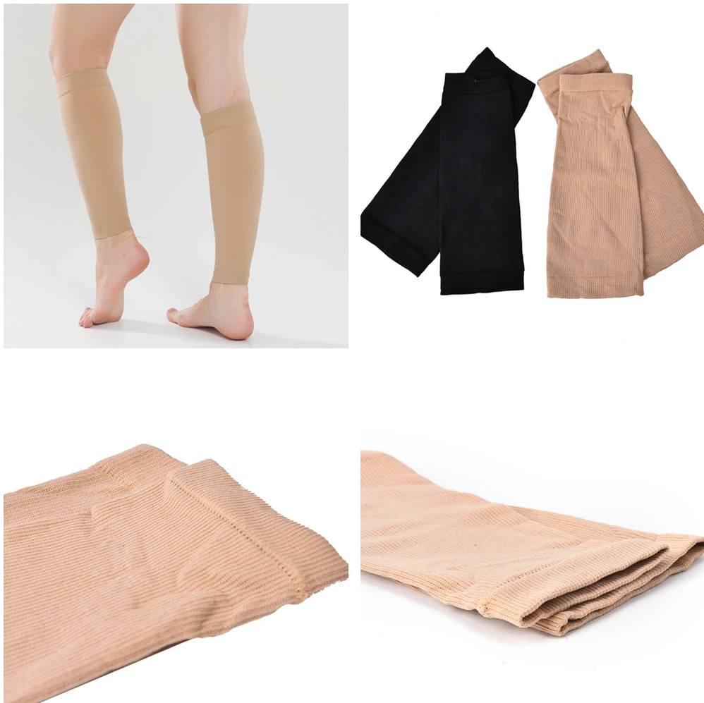 

Women Lady Support Leg Shin Socks Varicose Veins Calf Sleeve Compression Brace Wrap Hot Men Socks