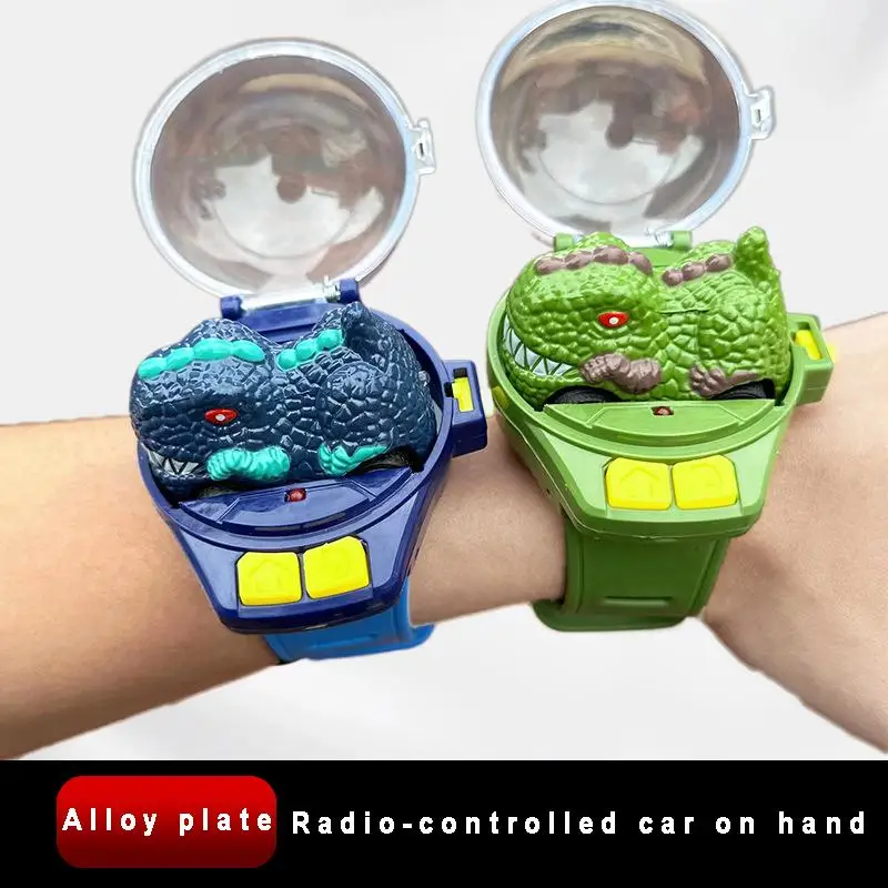 

Ultimate Fun for Kids: Mini Dinosaur Alloy Children's Watch with Remote Control Car - A Perfect Combo for Adventure and Playtime