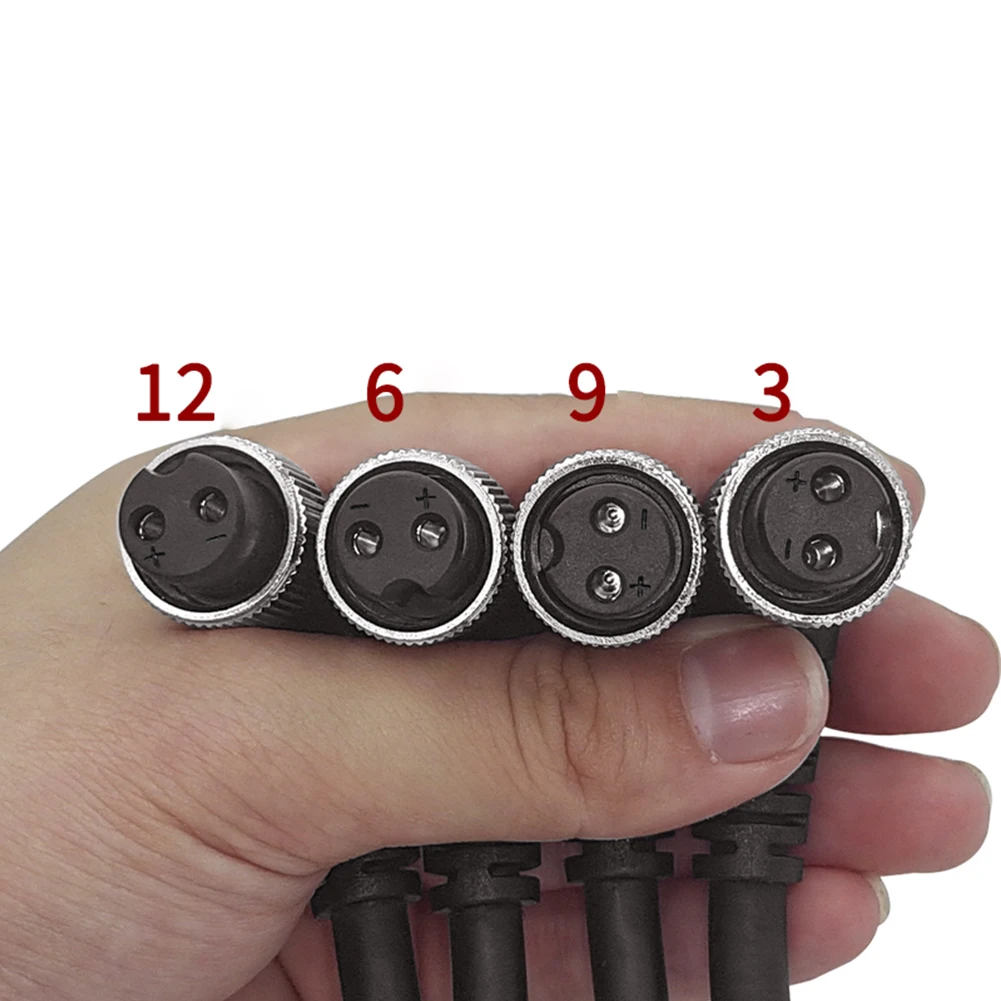 Фото Электрические рыболовные катушки 1/1,5/2 м, силовой кабель для DAIWA FOR-SHIMANO, локоть, 2 отверстия, электрическая рыболовная катушка, аккумулятор, соединительная линия №5