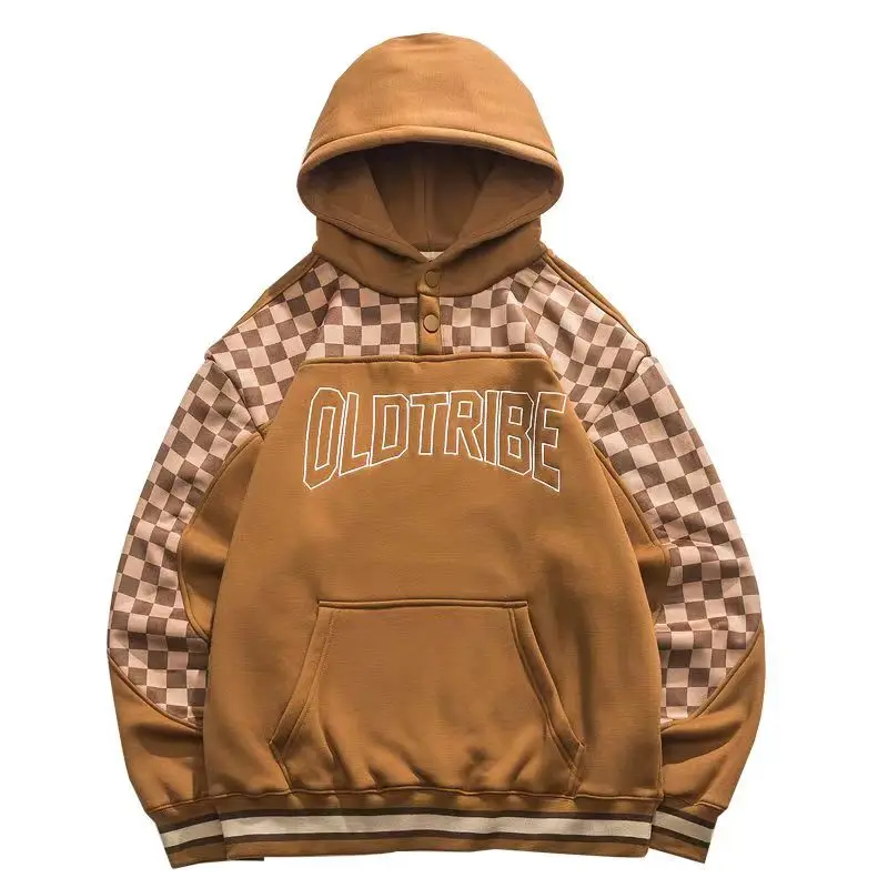 Высококачественный Американский свитер с капюшоном для мужчин на зиму свободный