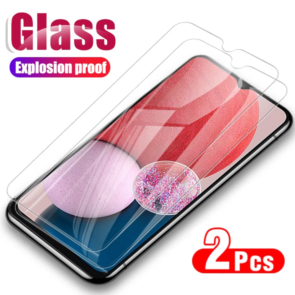 

2pcs Tempered Glass For Samsung Galaxy A54 A34 A14 A13 Glass Screen Protector Sumsung A32 A52 A72 A33 A53 A73 Protective Film