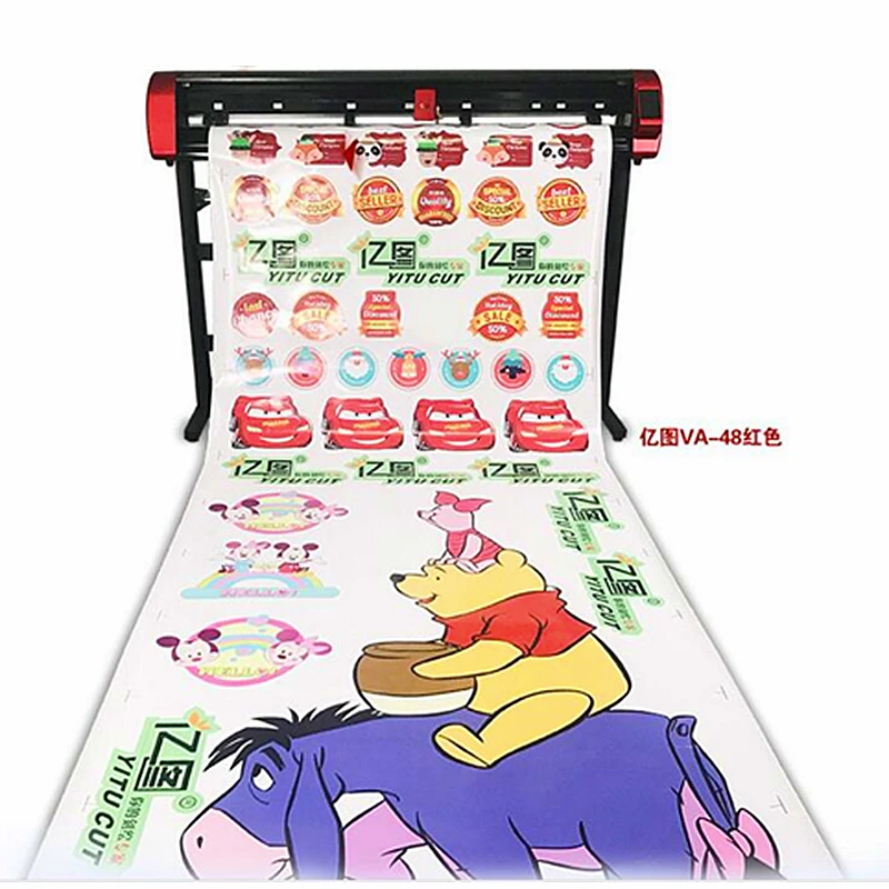 

Лидер продаж, режущий плоттер DA48 с двойной головкой 1200 мм, машина для резки пленки для наклеек, оборудование для штамповки профиля камеры с ...