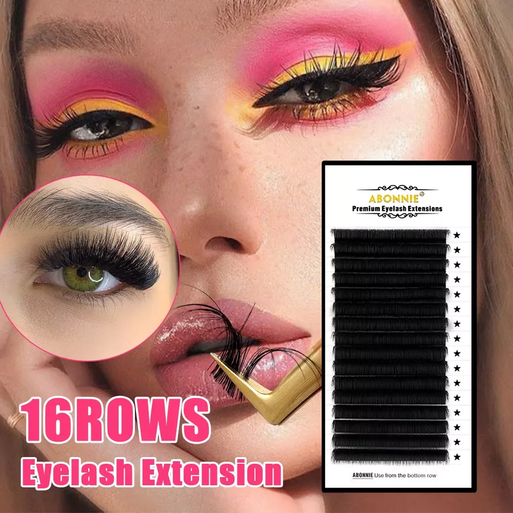 

Hot Sale Mink Individual Volume Lashes Extension C D Curl Classic Eyelash Extensions Makeup Cilios