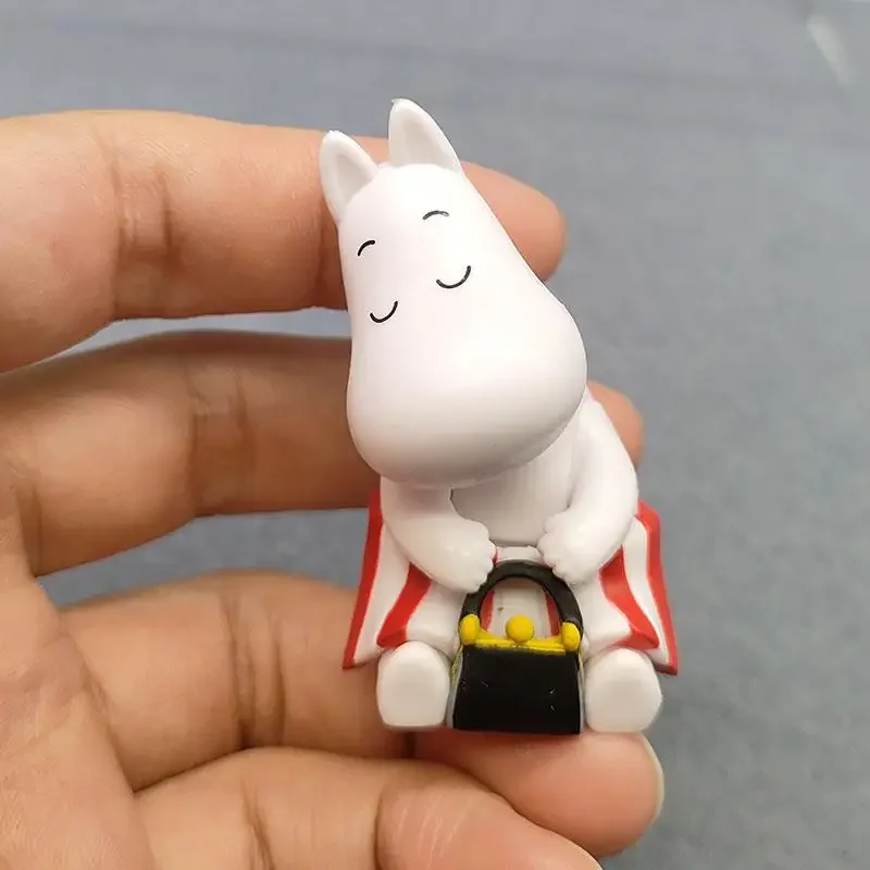 Аниме-фигурка Moomins Fatty Family Snufkin Little My Blind Box игрушки милая кукла настольный орнамент
