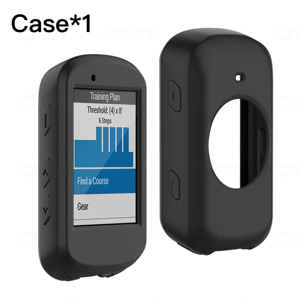 2Pcs Tempered glass and Silicone Case for Garmin Edge 530 830 1030 520 130 Plus GPS Bicycle stopwatch Screen Protector Cover - купить по