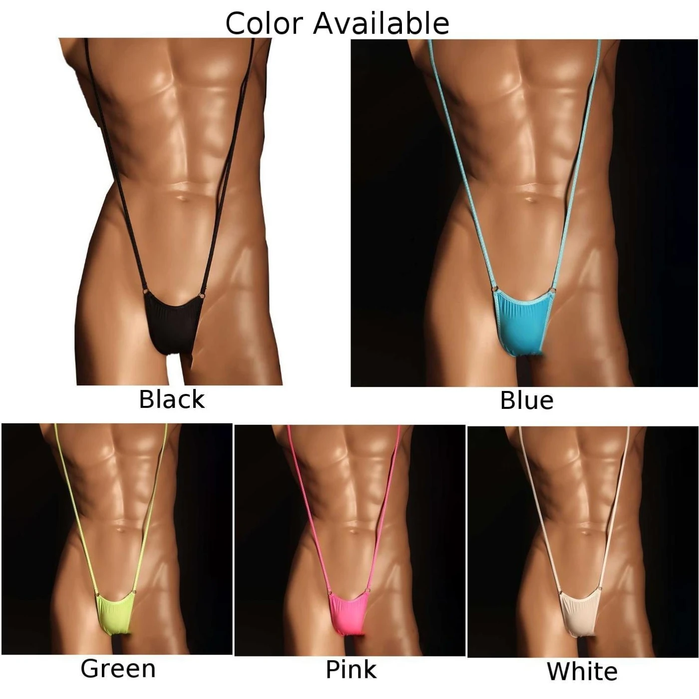 Модные удобные мужские трусы стринги однотонные Тонги для похудения нижнее