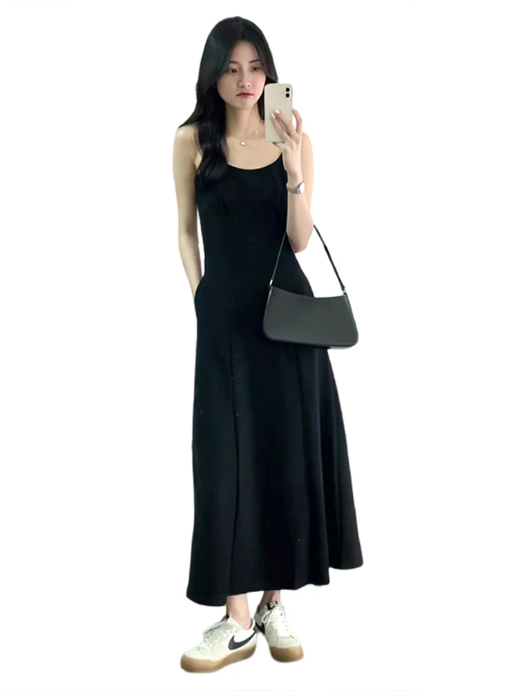 Высококачественное праздничное платье с французским вырезом черное облегающее