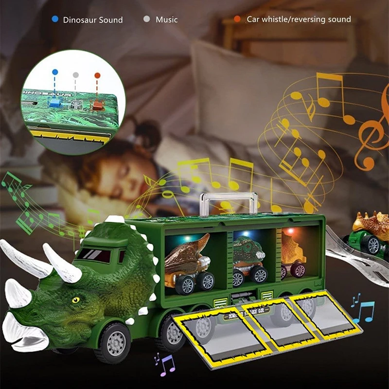 

Dinosaur Toy Car With Music Suitable For Birthday Gift For Boys