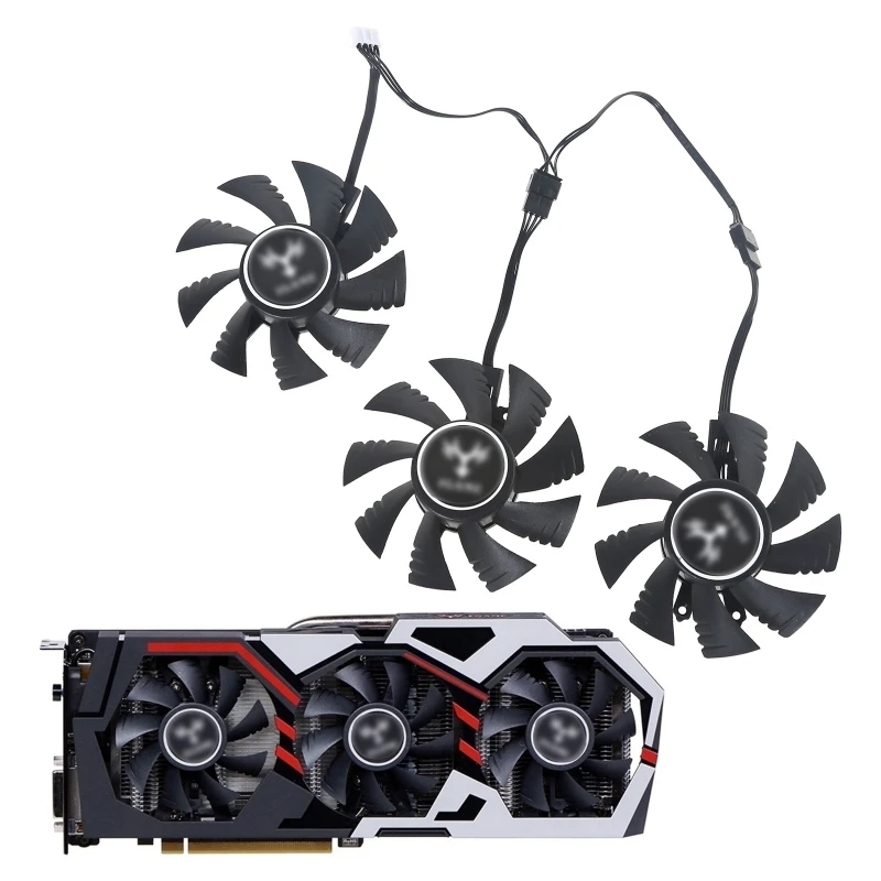 

Кулер для видеокарты iGame GeForce GTX 1070Ti yestonGTX 1080 GTX1050