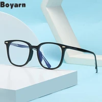 fashion tr frame anti blu ray glasses flat lens for men and women korean version rice nail cat eye plain face street fashion myo