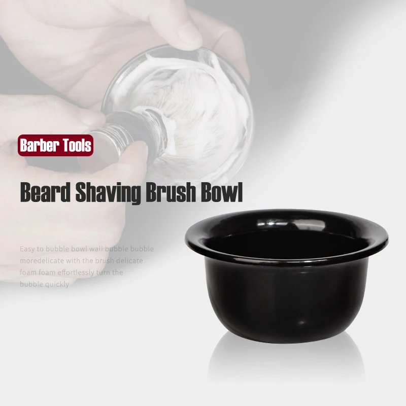 

Barber Cleaning Cup for Razor Man's Plastic Shaving Bowl Soap Mug Bowl Professional for Home Salon Barber Tools