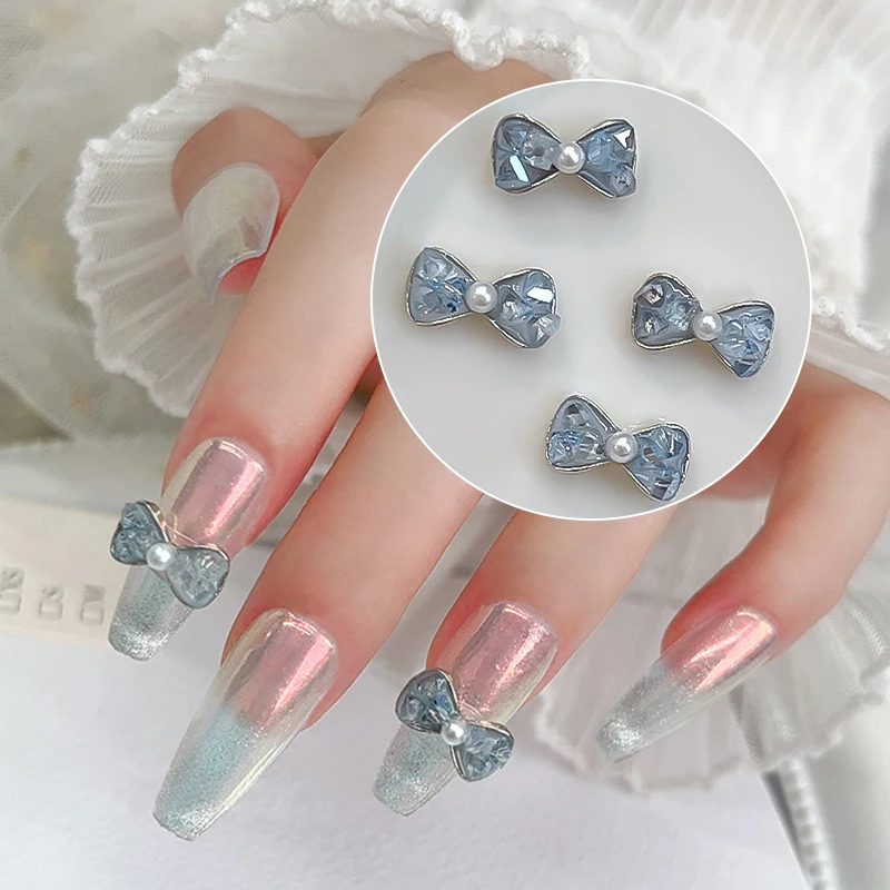 Блестящие 3D Стразы для украшения ногтей