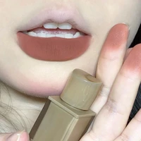 matte velvet lipstick liquid lip gloss waterproof no fading lasting natural lip tint chestnut lip mud velvet lip glaze makeup