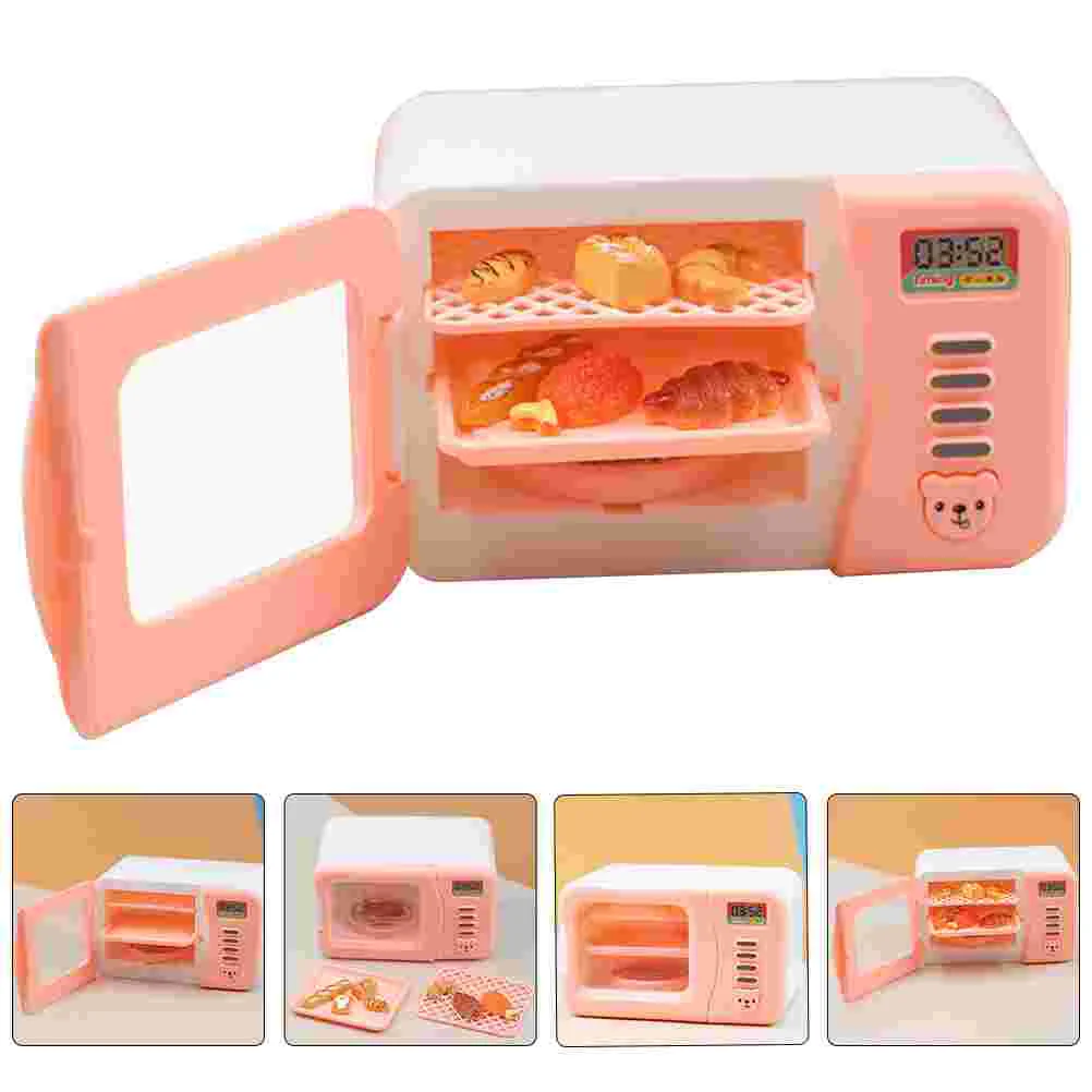 

Oven Miniatures Kids Pretend Toy Micro Set Cosplay Home Appliance Toy Plastic Oven Model Kids Oven Kids Gift Toddler Micro Toys