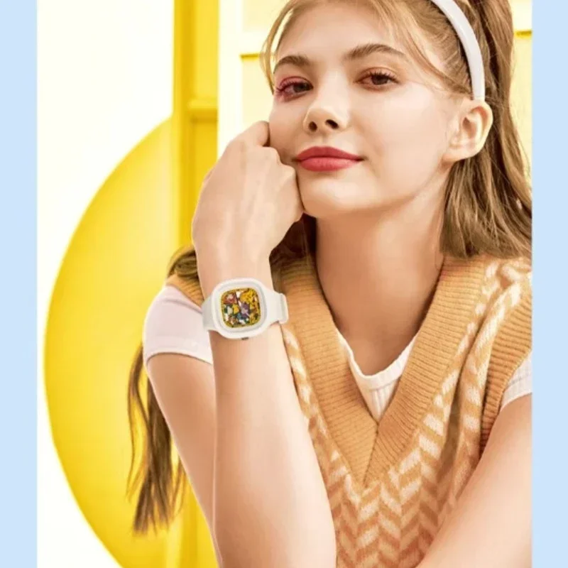 Часы с изображением Покемона Пикачу модные часы рисунком для девочек милые аниме