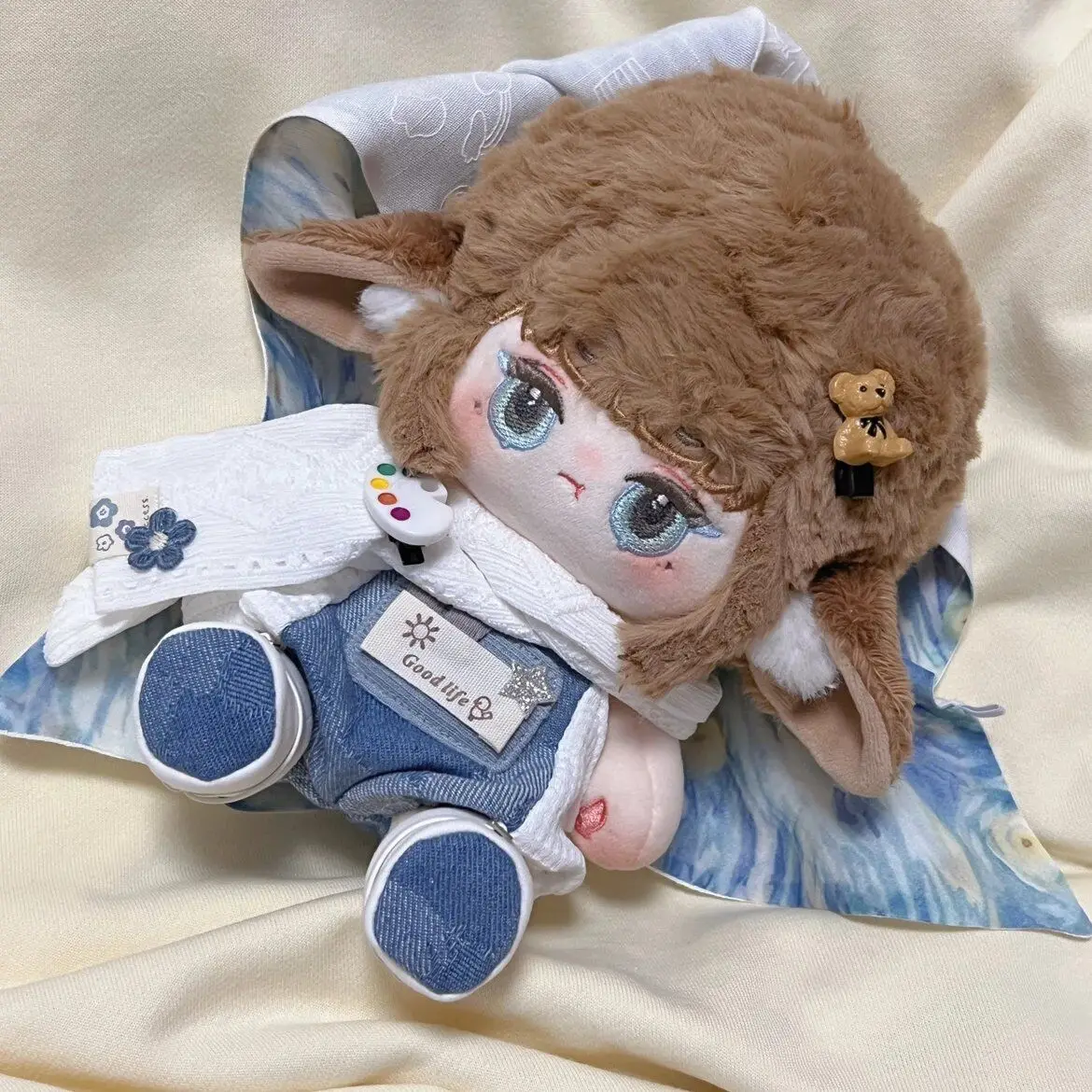 

20 см милые маленькие воробьи животные уши Плюшевая Кукла тело кавайные уши зверя Сделай Сам переодевание Косплей Поклонники подарок