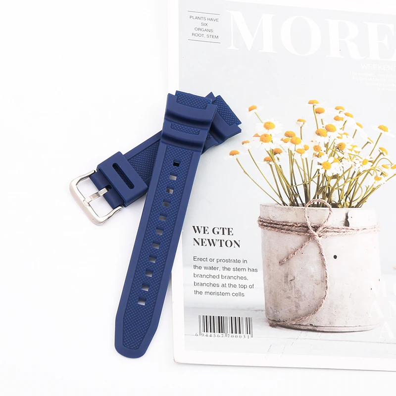 Watch accessories Nylon watch strap For Casio AE-1200 AEQ-110W MRW-200 W-735 SGW-300H W-S200H W-800H F-108 W218 Resin watch band