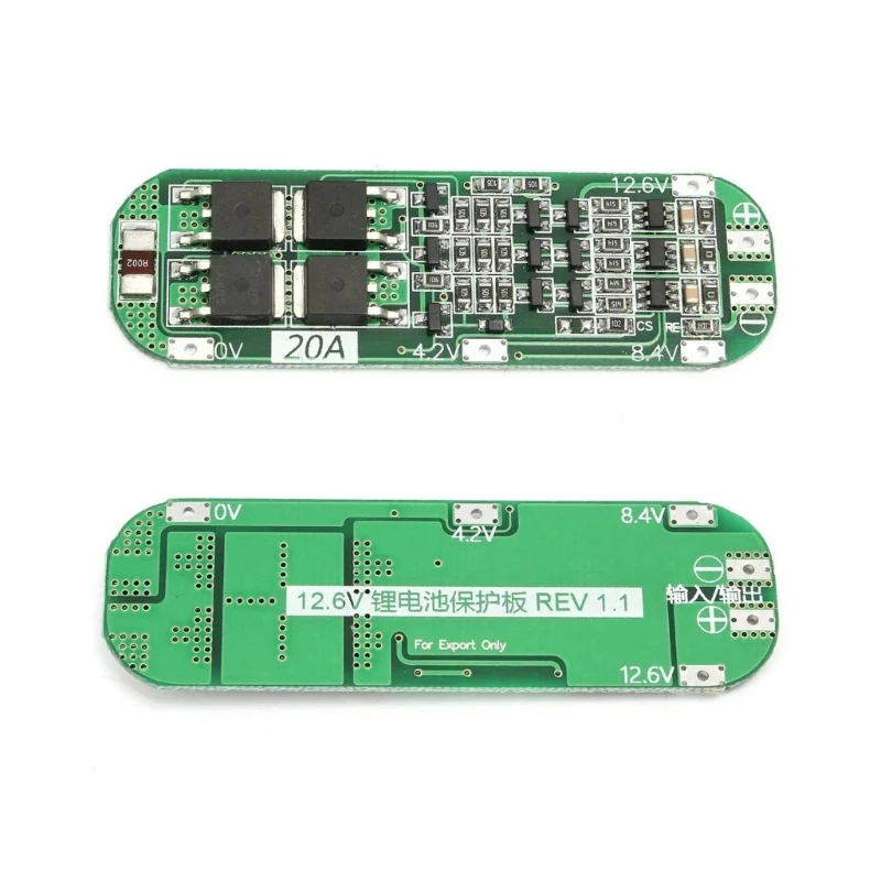 

3S 20A PWB Protection Board for 12.6V Li-ion Lithium 18650 Battery 12.6V Lipo Cell Charging Protecting Module