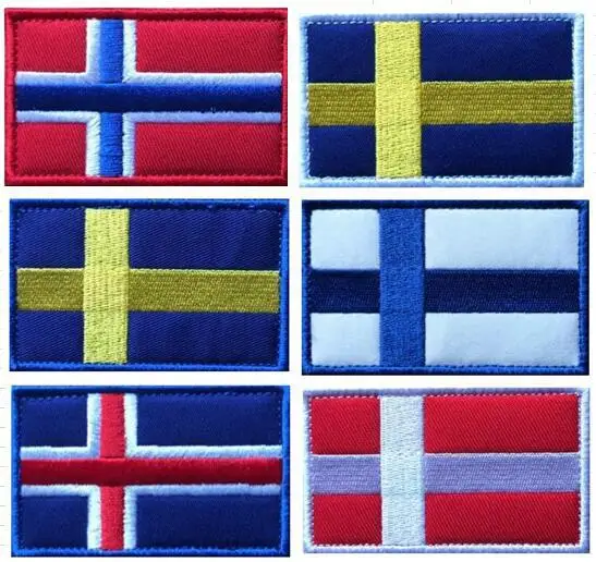 Скандинавская искусственная пластырь для Норвегии Финляндии Швеции Дании