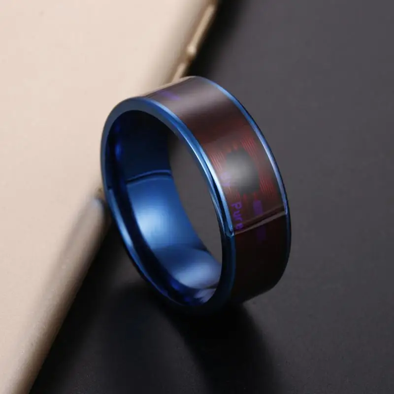 

Smart Chip Intelligent Wear Screen Unlocking Smart Home Nfc Ring Titanium Steel Intelligent Ring File Lock Jewelry