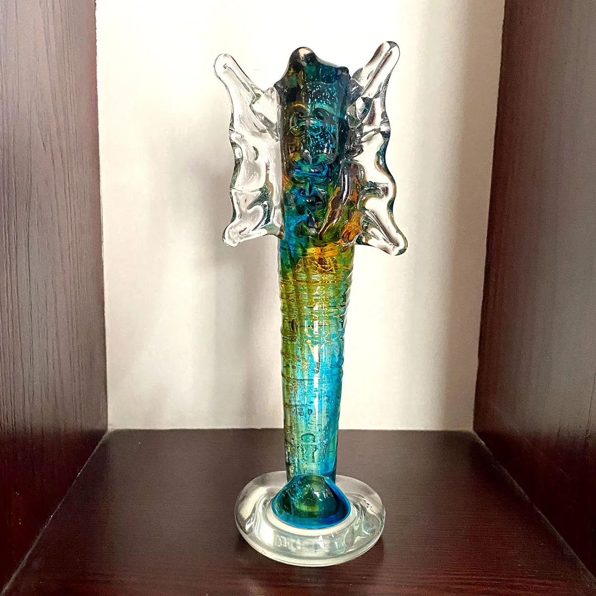 Стеклянная надувная Статуэтка морской лошади для жизни животных миниатюрная