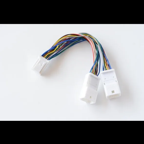 

New Useful Y Cable Splitter Car Harness Cable To Aux In Cable Transition Line 1pc Accessory Changer Cable Part