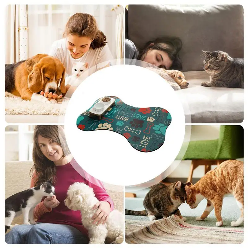 Коврик для кормления домашних животных нескользящий коврик из диатомовой грязи